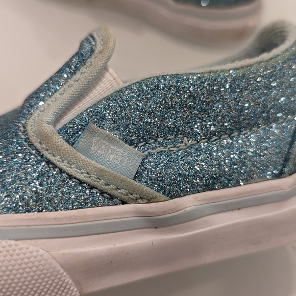 Vans sz 4.5 blue glitter - Picture 8 of 8